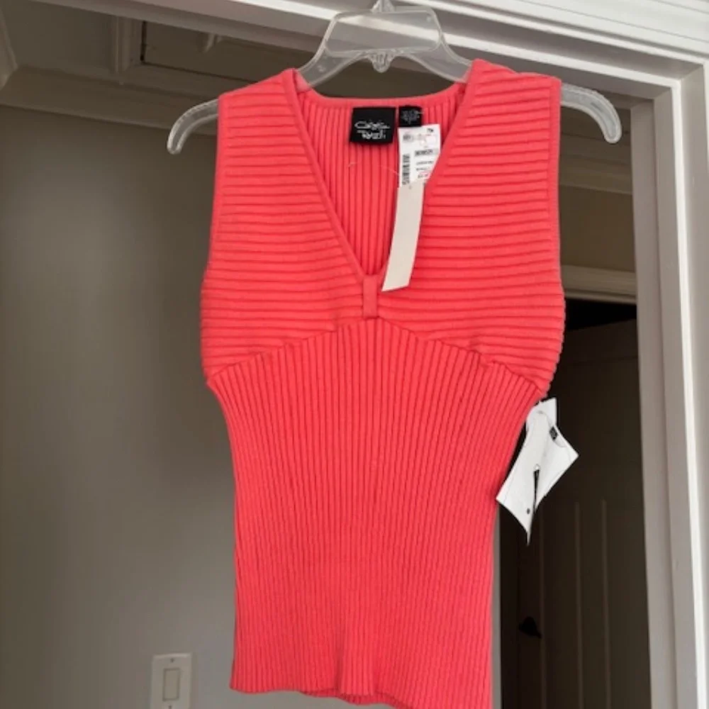 Christina Rotelli sleeveless sweater size L - Picture 2 of 3